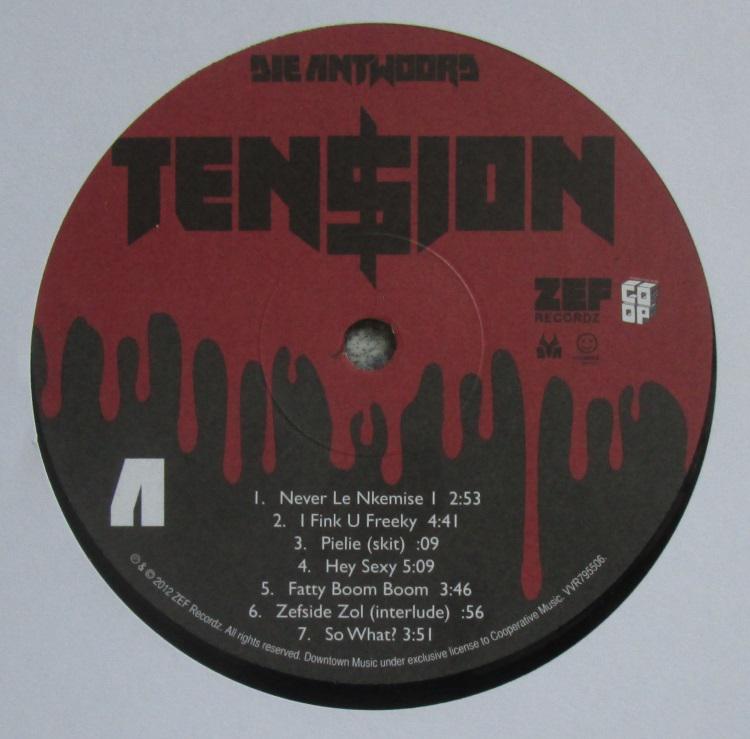 BobVanGhent's tweet photo. Just added #DieAntwoord #Tension (Ten$ion) on #Vinyl and #CD to #Allzthings. Full detail : http://t.co/UDDbQw3wPT http://t.co/RUob7yEJzs