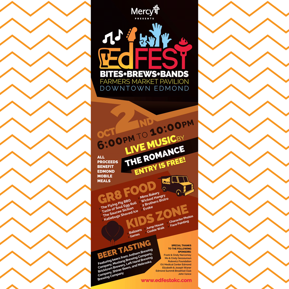 okgazette's tweet photo. #EdFest2015 is FREE this Fri. 10/2 in Downtown Edmond! Local music, food, brews, and more! http://t.co/GH9WUesqT6 http://t.co/k7Dela7Ppu