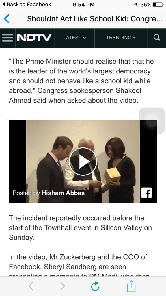 hishh's tweet image. NDTV too , hmmm. #ModiFindsCamera