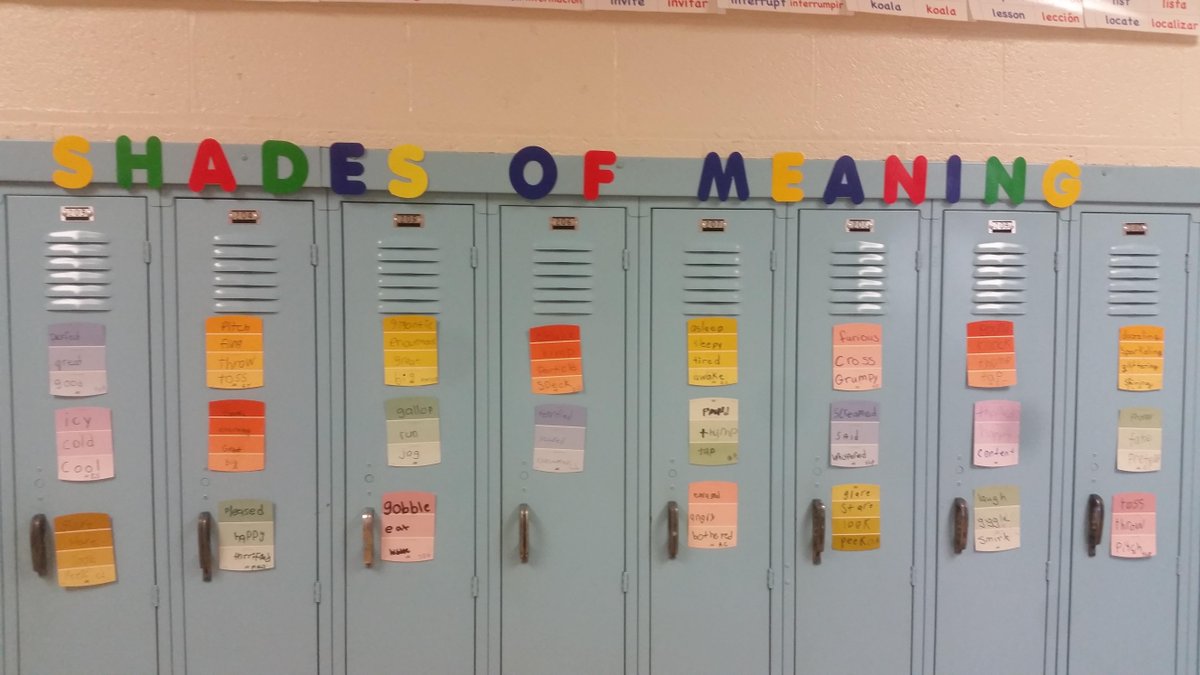BilResource's tweet photo. Expanding our vocabulary with shades of meaning!
#weare44 #madison44 #turbobutton http://t.co/O7uUK3Ok54