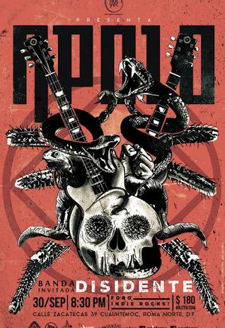 Setlistmx's tweet image. #NotYetPresenta @APOLOmx presentando #Guardián y hay pase doble! ¿Qué banda está invitada? bit.ly/1FLhrHh