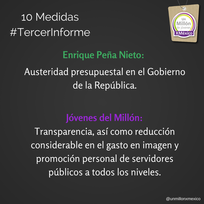 BDesireeC's tweet photo. #GastoEficiente @unmillonxmexico #NodoMid Queremos un gasto que beneficie a la ciudadanía, no promocione @GobYucatan http://t.co/w9M9tmKQB6