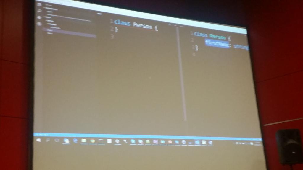 DOTNETDOKTOR's tweet image. TypeScript kann wahlweise zu #ecmascript5 oder #ecmascript6 übersetzen. 3:0 gegen JavaScript! #bastacon