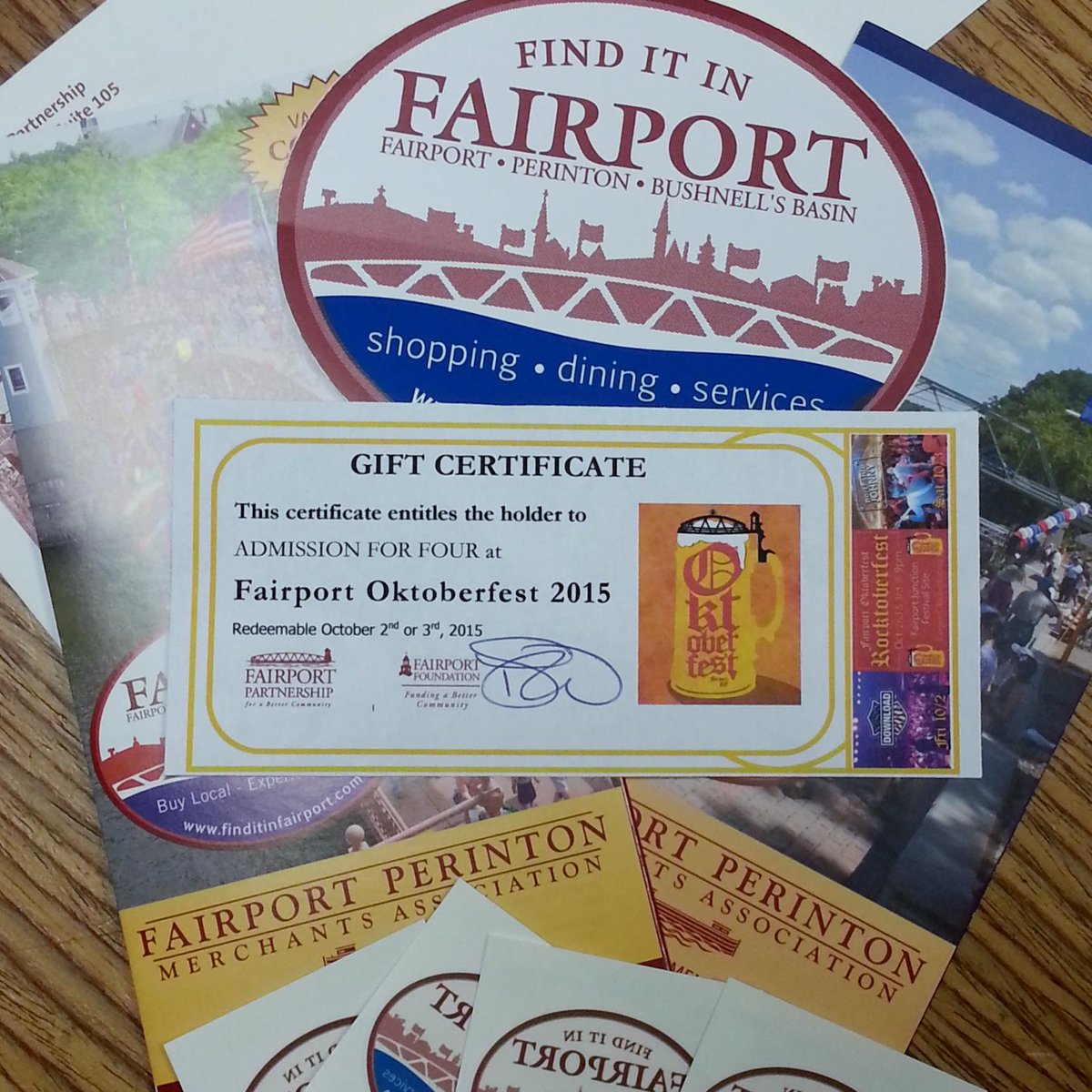 Win a four-pack certificate to #FairportOktoberfest when you listen to Radio 95.1 Rochester. #IHeartRadio! #Wease