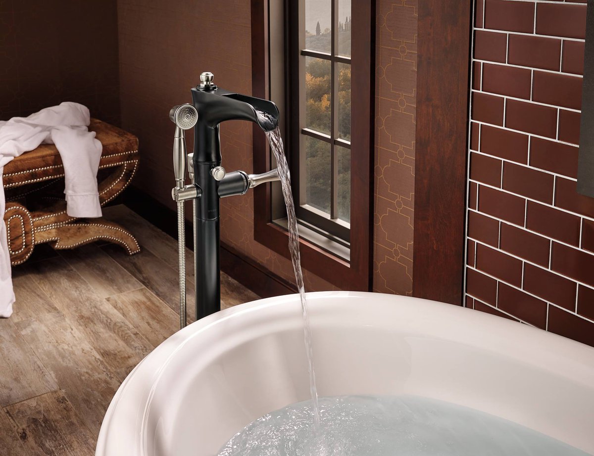 brizo's tweet photo. This lavish #bath crafted by #Blogger19 @RichardWHerb was inspired by our Rook™ collection. http://t.co/hZgwDxO0Mr http://t.co/GO86M1f1QI