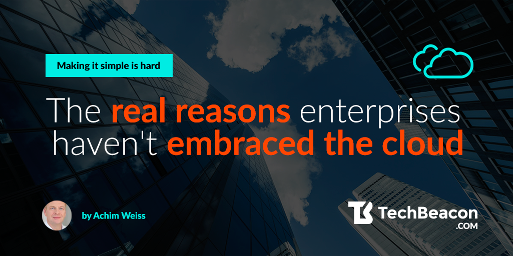 TechBeaconCom's tweet photo. Another reason enterprises have not moved to the #cloud: migration, staff &amp; expertise @ProfitBricks' @achimweiss http://t.co/adqdoFTkuB