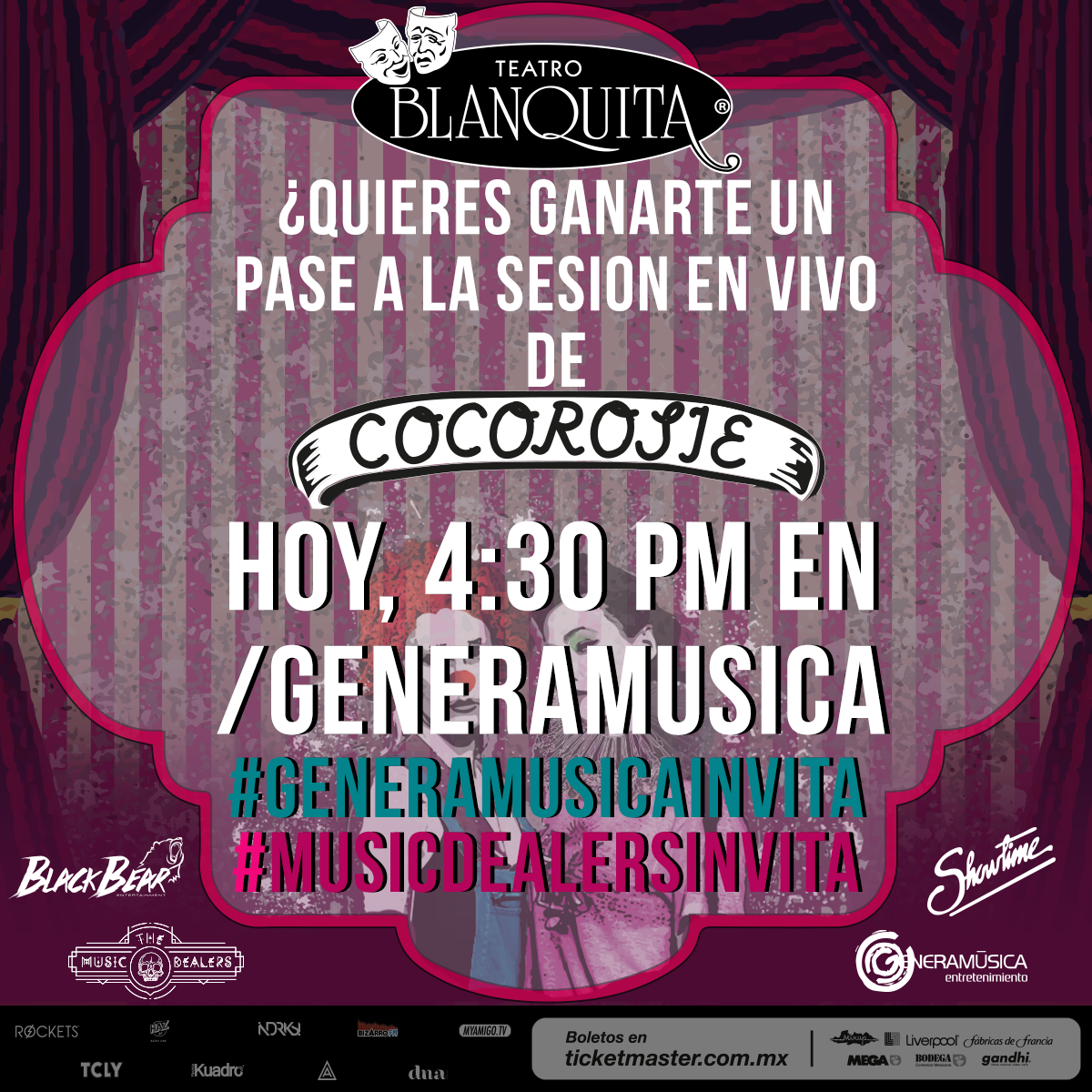 MusicDealersMX's tweet photo. ¿Quieres conocer a @LaRealCocoRosie ? Está es tu última oportunidad hoy 4:30 pm RT @HazDF #Cocorosie @GeneraMusica http://t.co/NOYWgcsKDX
