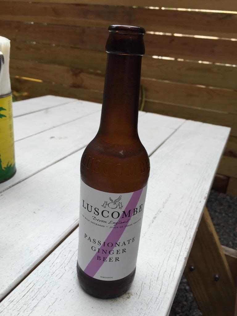 #Luscombe passionate ginger beer #soda with lunch? Yes please!