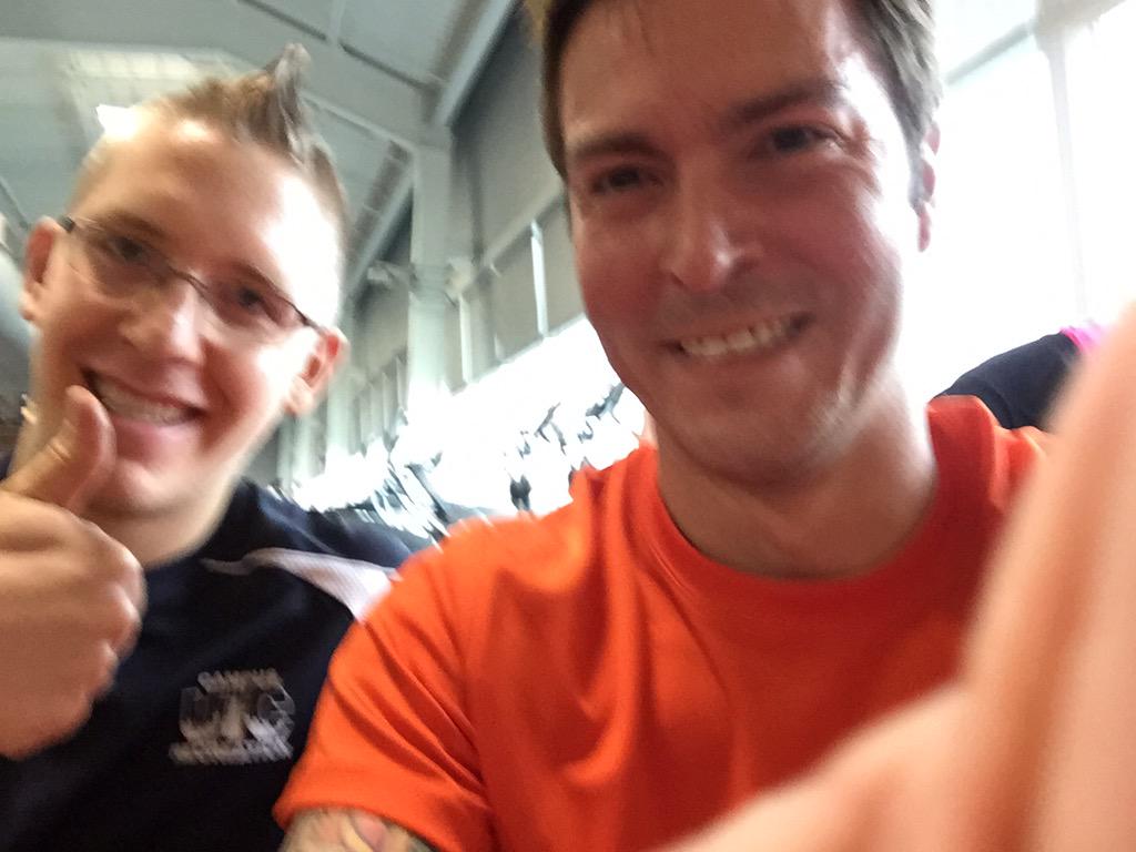 tim_rendak's tweet photo. Working the individual components of the perfect squat with the great Chris Darga #sweatyselfie #uickines #kn136 http://t.co/uNMJ2Y8PWA
