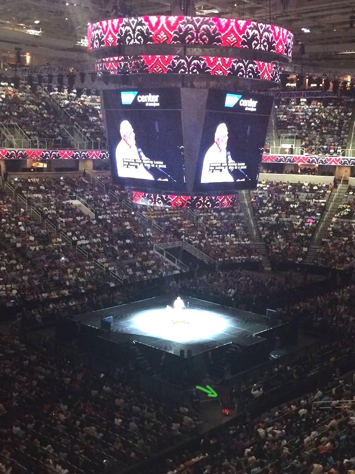 knharsha's tweet photo. @KavitaKrish21 became first PWD to tele-attend live speech of PM in red beam bot @socialpwds @MSJEGOI #PMModiInCA http://t.co/zMEIEVSmDW