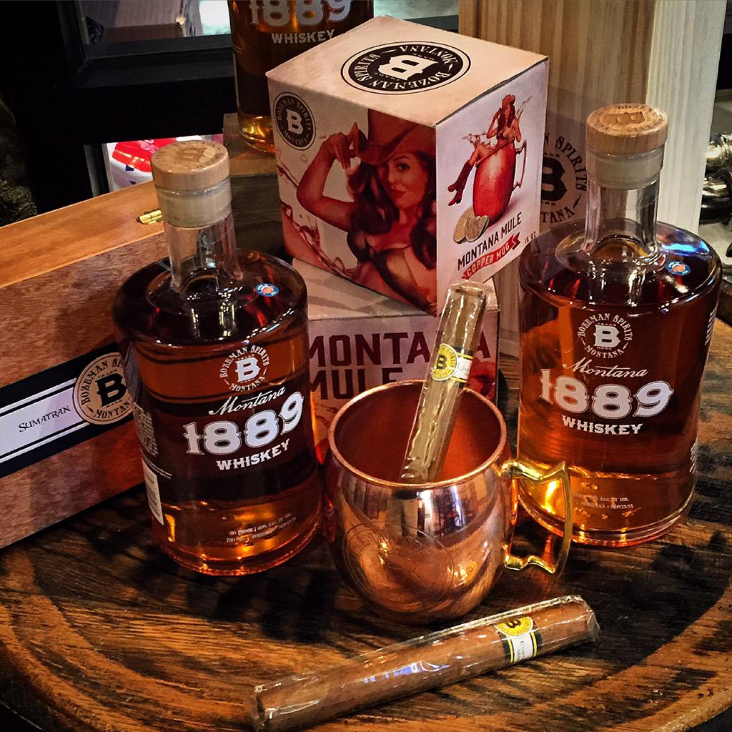 Bozeman Spirits on Twitter "Montana 1889 Whiskey, Copper Mugs and