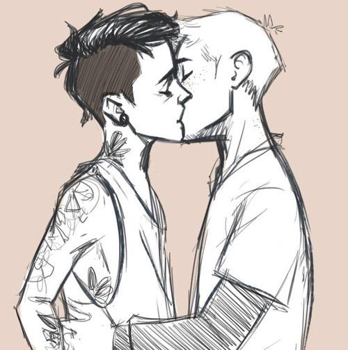 {totally does not have sketches of <a href="/OpulentVirtue/">Dean Winchester</a> and I kissing hidden in sketch book I had earlier}