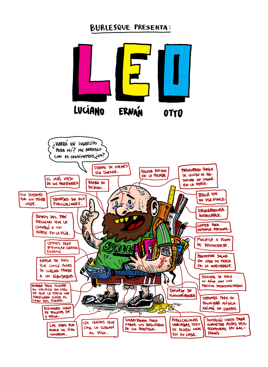 burlesquecomics's tweet photo. En el próximo @DibujadosComics mandaremos a Leo a que atienda el stand. http://t.co/6uAgr3Vtdf