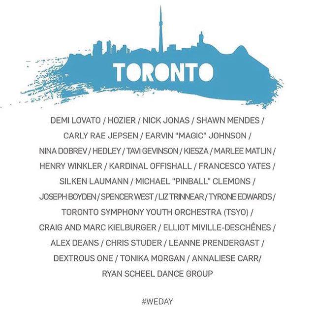 Toronto ~ ✈ flying your way next! #WEDAY 💙💙💙