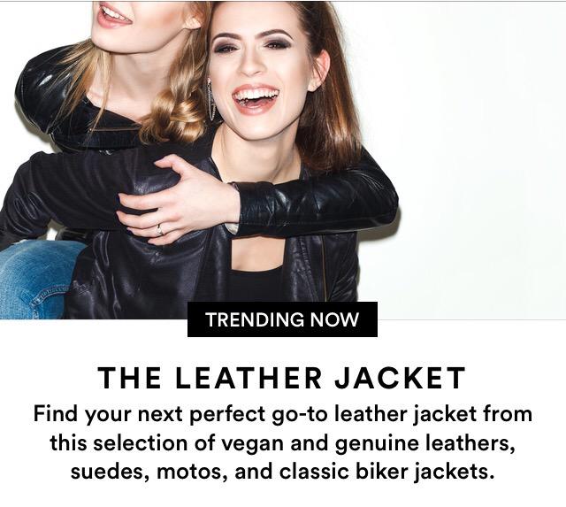 Threadflip's tweet image. Trending now! #theleatherjacket Shop the edit! 
threadflip.com/shop/editors-p…