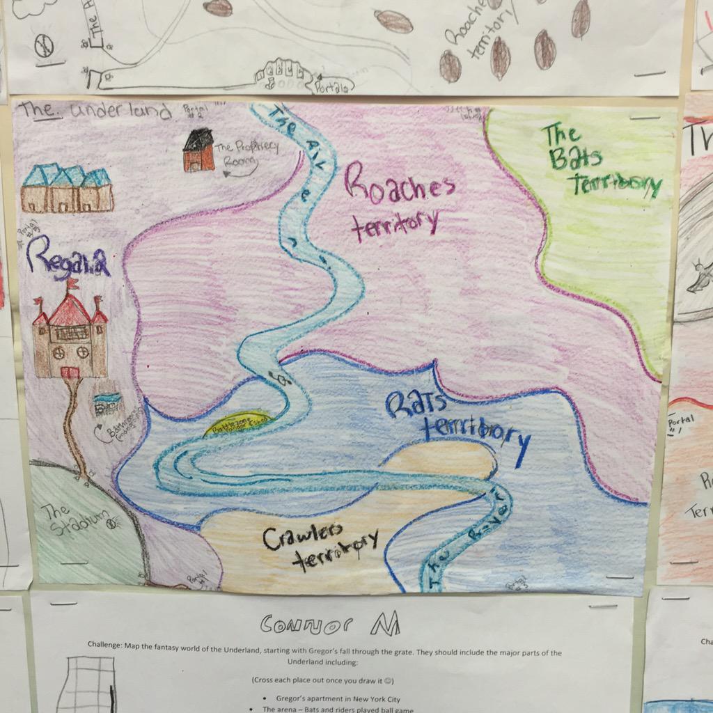 Get Map Of Underland Gregor PNG