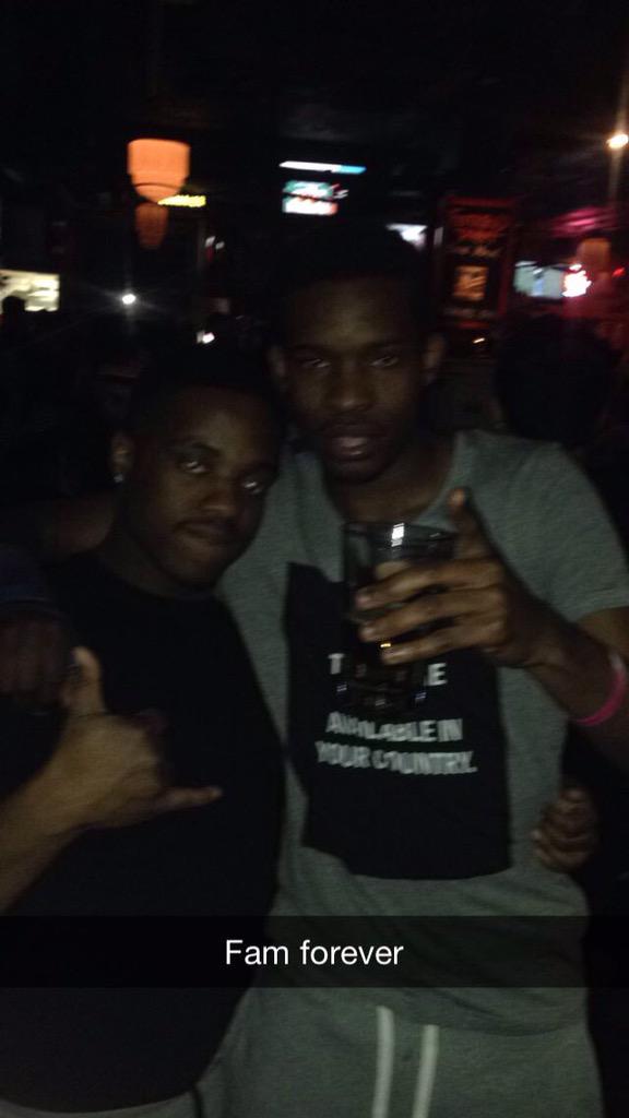 Happy Birthday to my older bro ! Have it up! That Paul Pierce is starting to make me look like you haha 