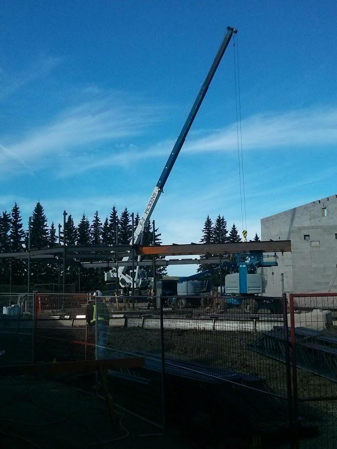 Steel is going up at EH Walter today! Exciting times!#btps28