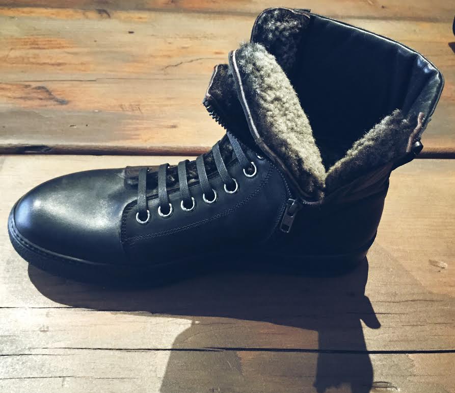 Shearling sneaker............ Only at ARI in soho........