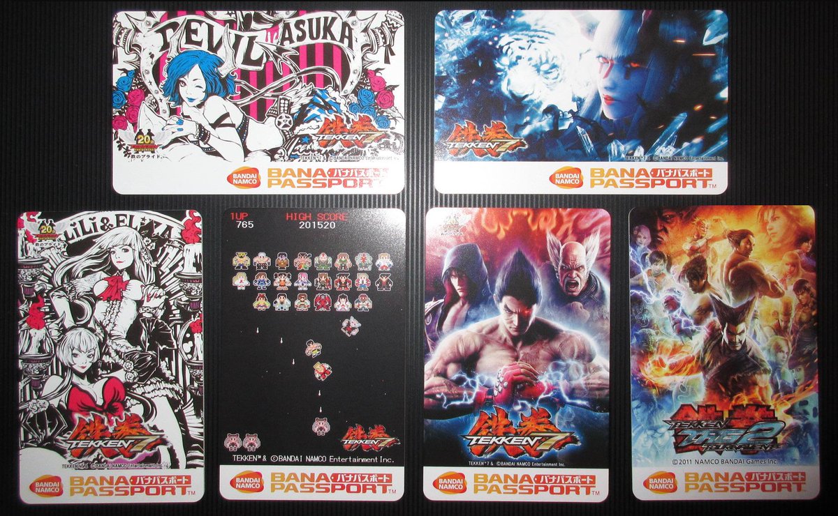 From TFG's Showroom: Sick TEKKEN 7 arcade BanaPassport cards