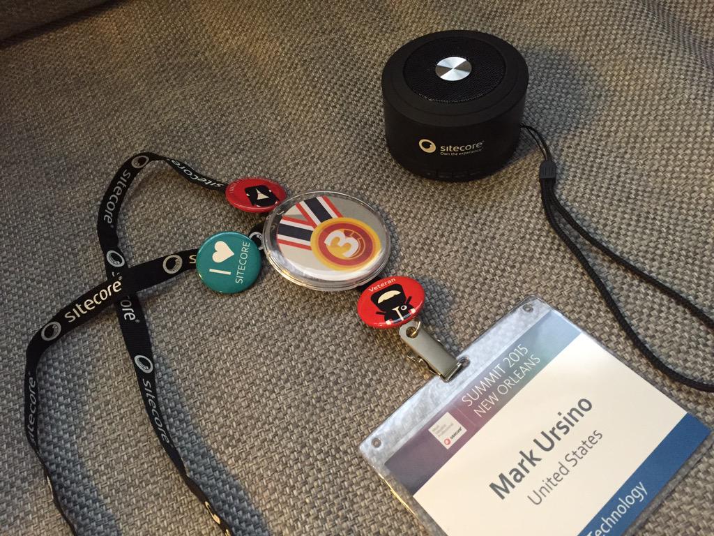 Thanks for the #sitecore speaker from the Sitecore quiz! #sitecoremvpsummit <a href="/techphoria414/">@techphoria414</a> <a href="/DanSolovay/">Dan Solovay</a>