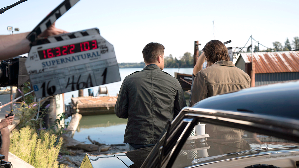 cw_spn's tweet photo. Vacation's over! @JensenAckles and @jarpad report for #Supernatural duty in ONE WEEK at 9/8c on The CW. http://t.co/us2CUgfGeg