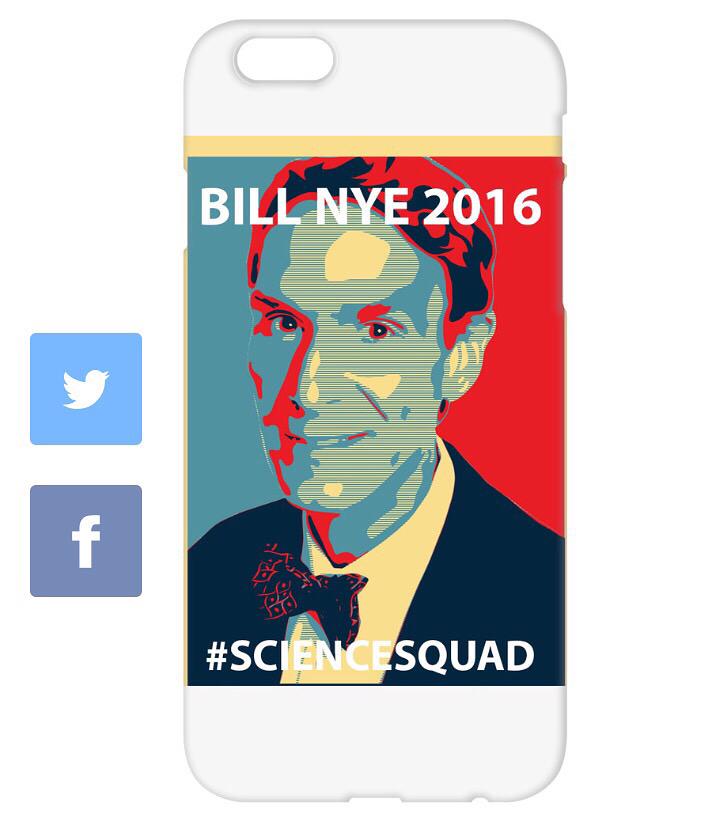 BillNyeIG's tweet image. Just launched these limited edition phone cases 😎 teechip.com/billnye2016 #billnyeforpresident