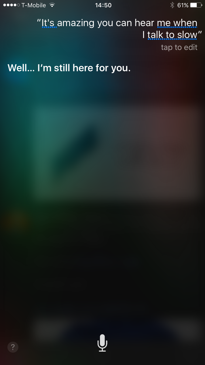 taylo2419's tweet image. Haha even Siri feels bad for me #speechissues