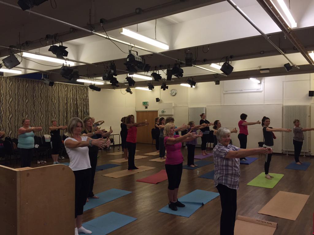 Soooo busy in class tonight! #full #noroom. Love my #wilmslow #balletbefit ladies... #waitinglist