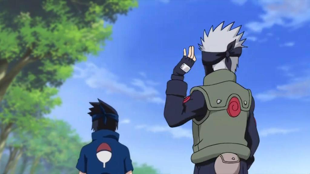 rt_sasuke's tweet image. Sasuke (ignoring Kakashi)