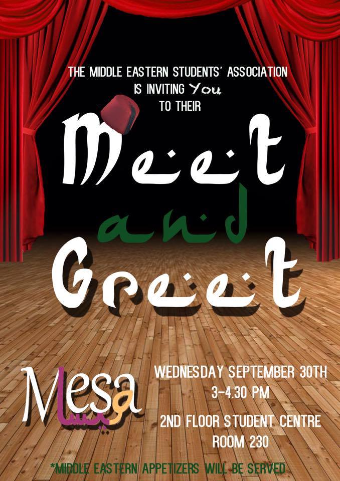 Join us tomorrow as we host our first event of the year! Our Meet &amp; Greet with our executive members!