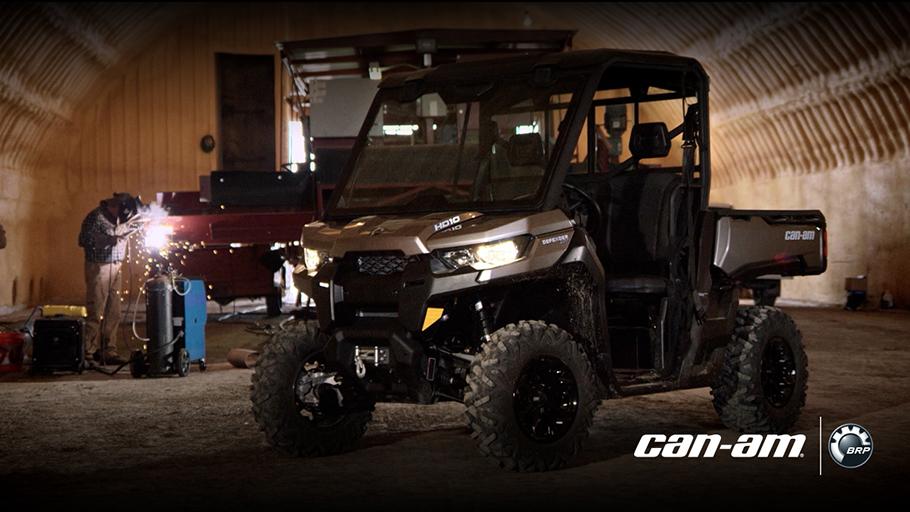 CanAm's tweet photo. Whether on the farm or the ranch, you can count on Can-Am Defender to get the job done. http://t.co/QYouQmNGxX http://t.co/127Mbqd81D