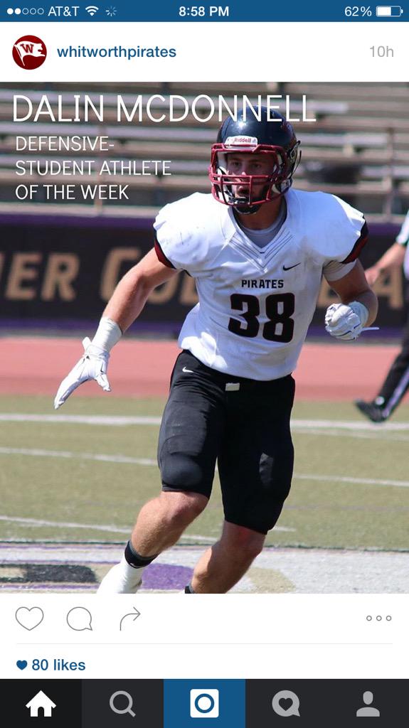 Coach__Shaw's tweet image. Shoutout to @DeeMcDeezy for being NWC Defensive player of the week! #2ints