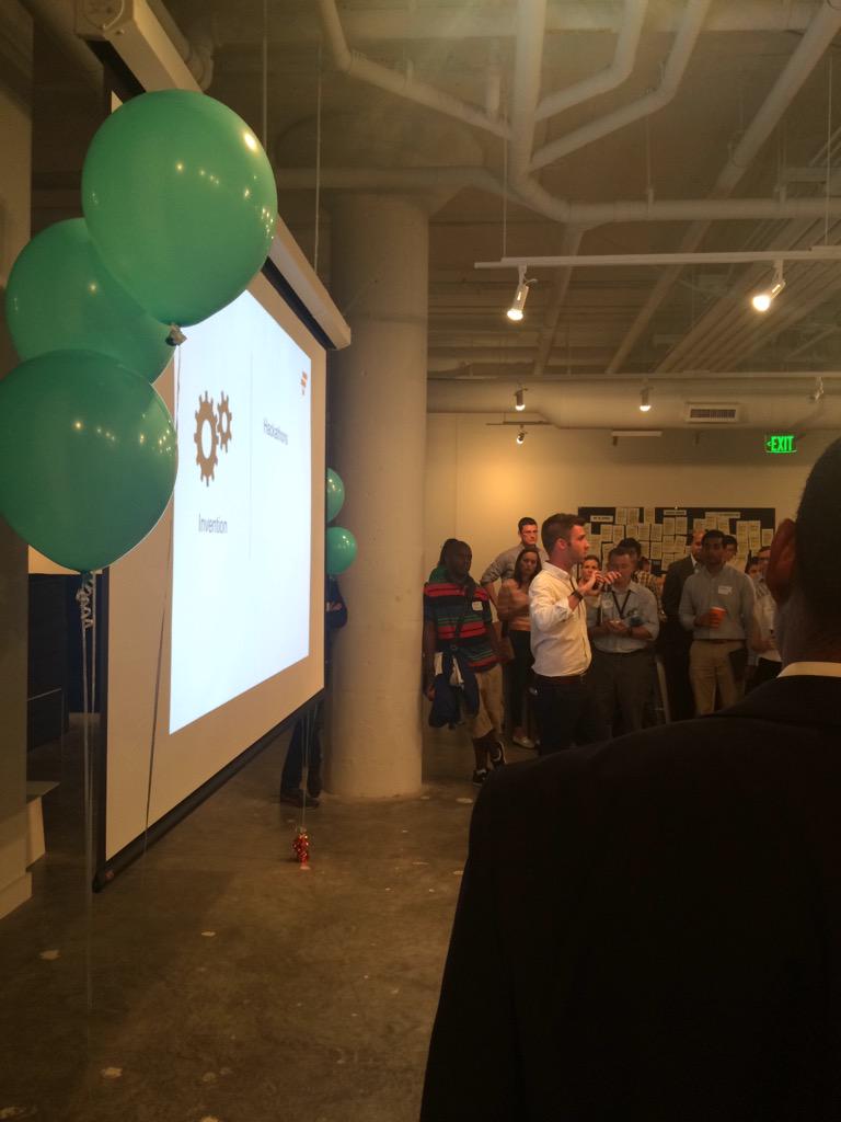 ForgeHealth's tweet image. Cory talking about  forge hackathons! #september2016 #forgehealth