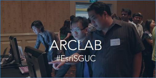 EsriSingapore's tweet image. Check out #ArcLab at #EsriSGUC for your chance to spend 1-on-1 time with tech specialists bit.ly/1QzLyac