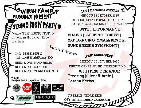 Selamat pagi, selamat beraktivitas semua! Ayo open regist buat semua jenis musik kami tampung! :)