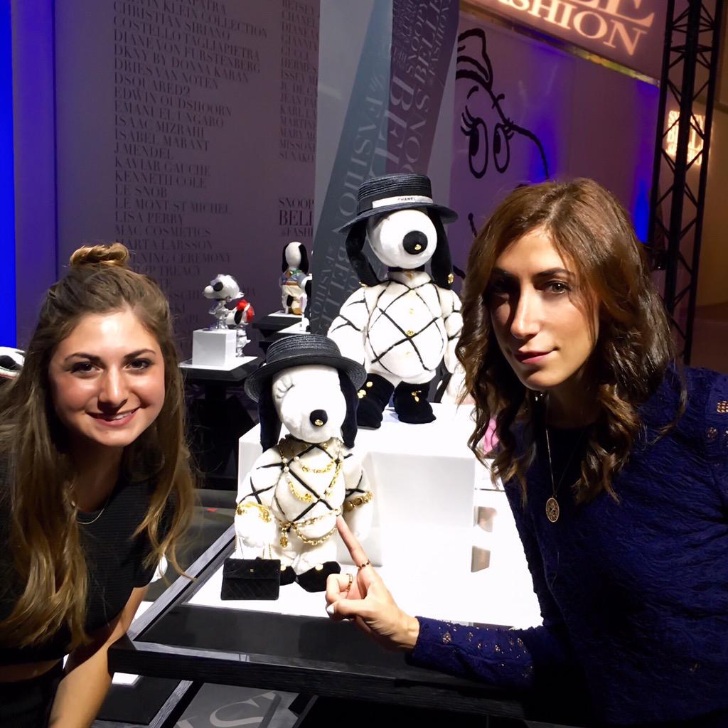 blairsavitsky's tweet photo. Snoopy & Belle, meet Blair & Lauren. We dig your @CHANEL 🎩 #PFW #SBIF @PalaisdeTokyo #LRLgroup http://t.co/rUjHl51fPm