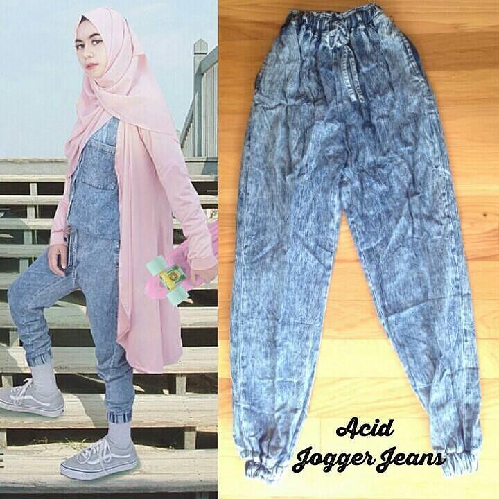 Inkhijab's tweet photo. Jogger acid
110k
Mat : jeans tebal 
All size fit xl 
Pjg 100cm 
Saku kanan kiri http://t.co/gu7WkSNQ2N