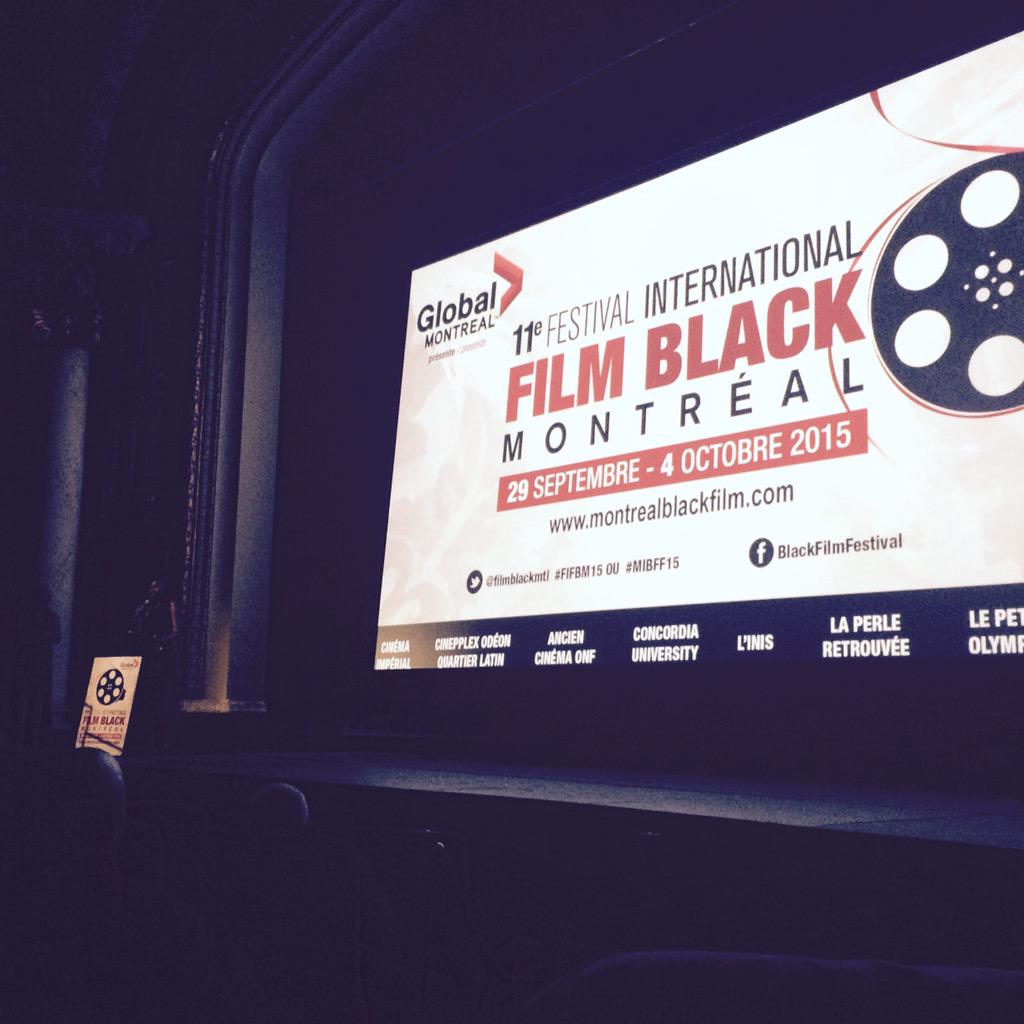 raragaya's tweet photo. Présente pour la première du festival Film Black MTL 💦 #FIFBM15 #mibf2015 #MIBFF15 http://t.co/jk5wqD1N8B