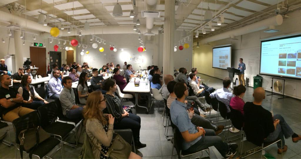 holaphil's tweet photo. Epic @ProductCouncil crowd tonight out for @KatchHQ and @Vimeo product chats. #PCNYC http://t.co/QkmEPofUsG