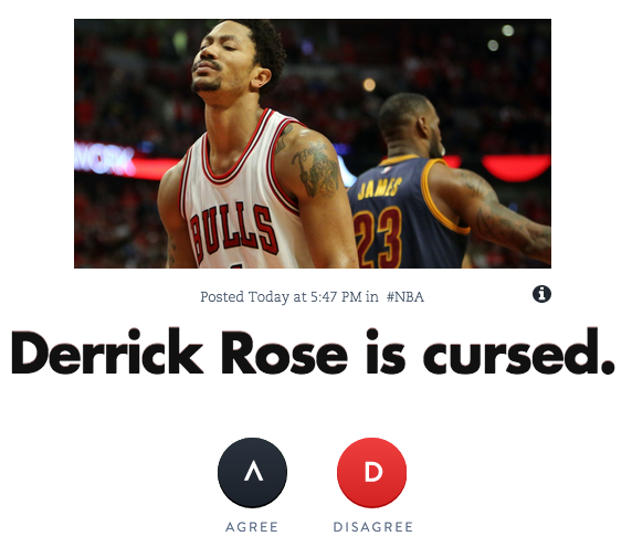 StaanceSports's tweet photo. It's not NBA season until Derrick Rose is injured. So, it's now NBA season. 
http://t.co/uYgUsrkxwO

_ http://t.co/WvhxYKoYdi