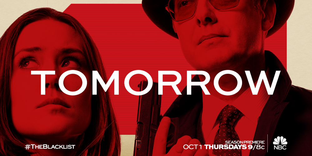 NBCBlacklist's tweet photo. Two can play this game. #TheBlacklist returns tomorrow at 9/8c on NBC. http://t.co/AOjGmVO1Cr