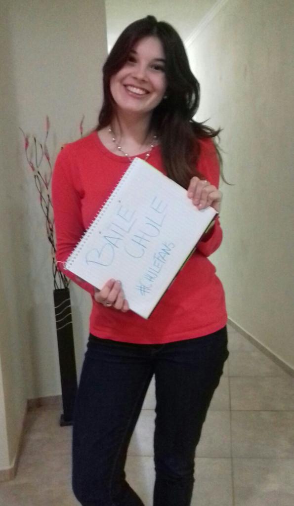 ChulengoYGuasca's tweet photo. @AGaggietta tambien se suma a esta tendencia, si queres unite manda tu foto x md! #BaileChule #ChuleFans http://t.co/DQRrYpGsZG