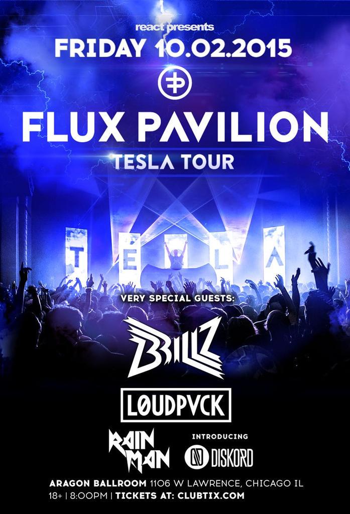 ChiPartyMedia's tweet photo. Flux is back! With #brillz &amp; #loudpvck  #Fluxpavillion http://t.co/VQzGvZS2Tz