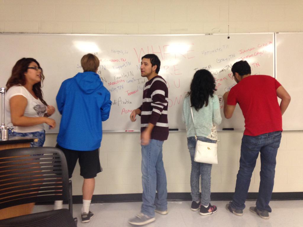 AmsaETSU's tweet photo. Thanks to everyone who came to our diversity meeting tonight! http://t.co/BDjsRqY0EI