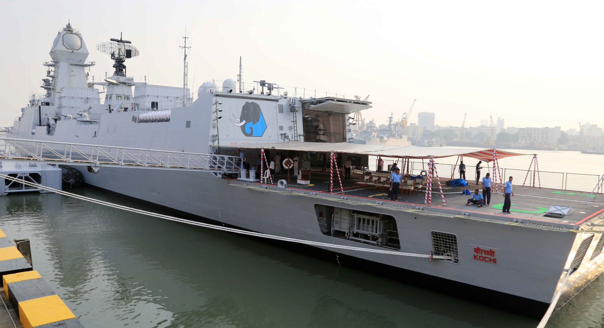 INS Kochi India s Deadliest Stealth Guided Missile Destroyer Commissioned