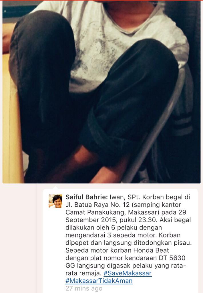 maqbulhalim's tweet image. #MakassarTidakAman