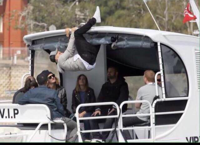 justin has been to australia twice this year and has already turned into a koala