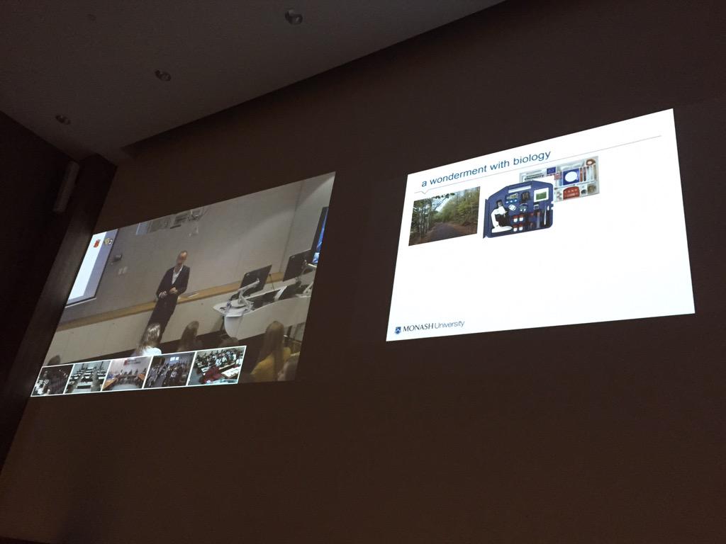 Keynote speaker Professor Darrell Evans #AICUR2015