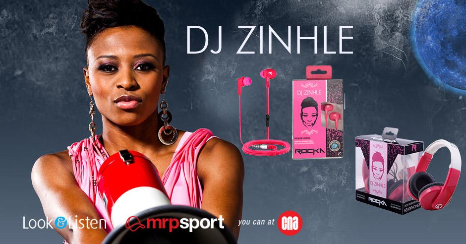 Rocka_ZA's tweet photo. #ROCKALife Pump the music louder with @DJZinhle x ROCKA ! Available from @MrPriceSport @Makro_SA & CNA, Got yours? http://t.co/aopKn0BA19